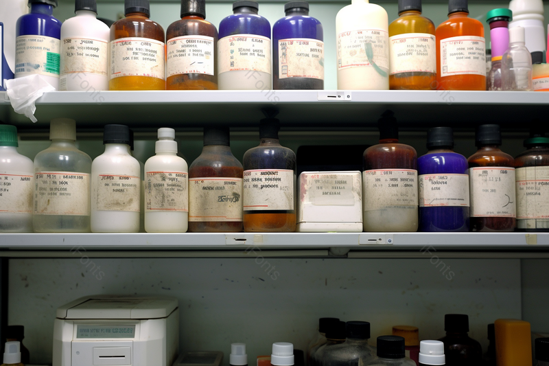 化学研究室排列的化学药品,高清,摄影图,摄影图片,图片大全,摄影图免费下载